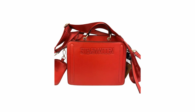 STEVE MADDEN SLING/HANDBAG BAG RED