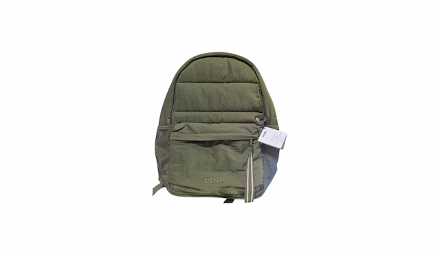 Victoria's Secret PINK BACKPACK ARMY GREEN